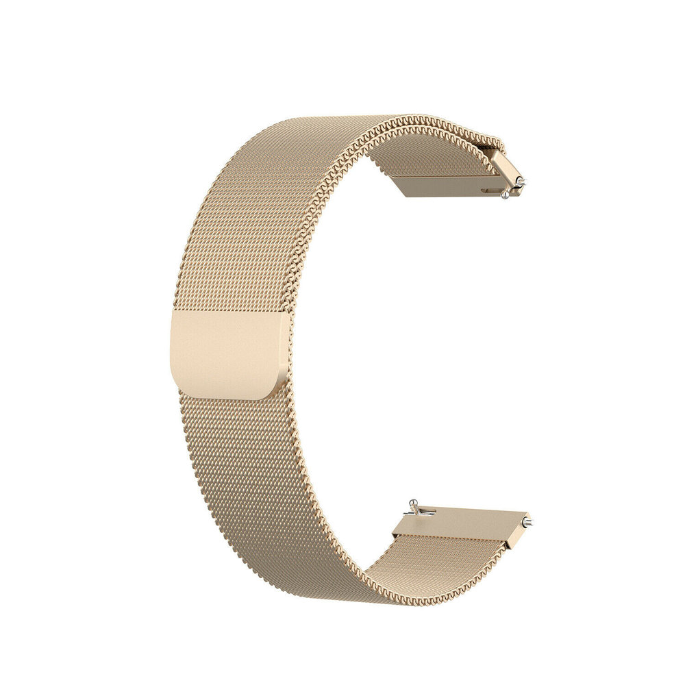 Strap-it® Strap-it Fossil Gen 5e - 42mm Milanese band -(champagne goud)