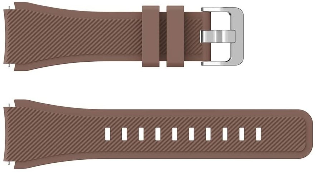 Strap-it® Strap-it Fossil Gen 5 siliconen bandje (koffiebruin)