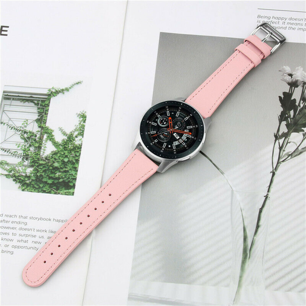 Strap-it® Strap-it Fossil Gen 5 bandje leer (roze)