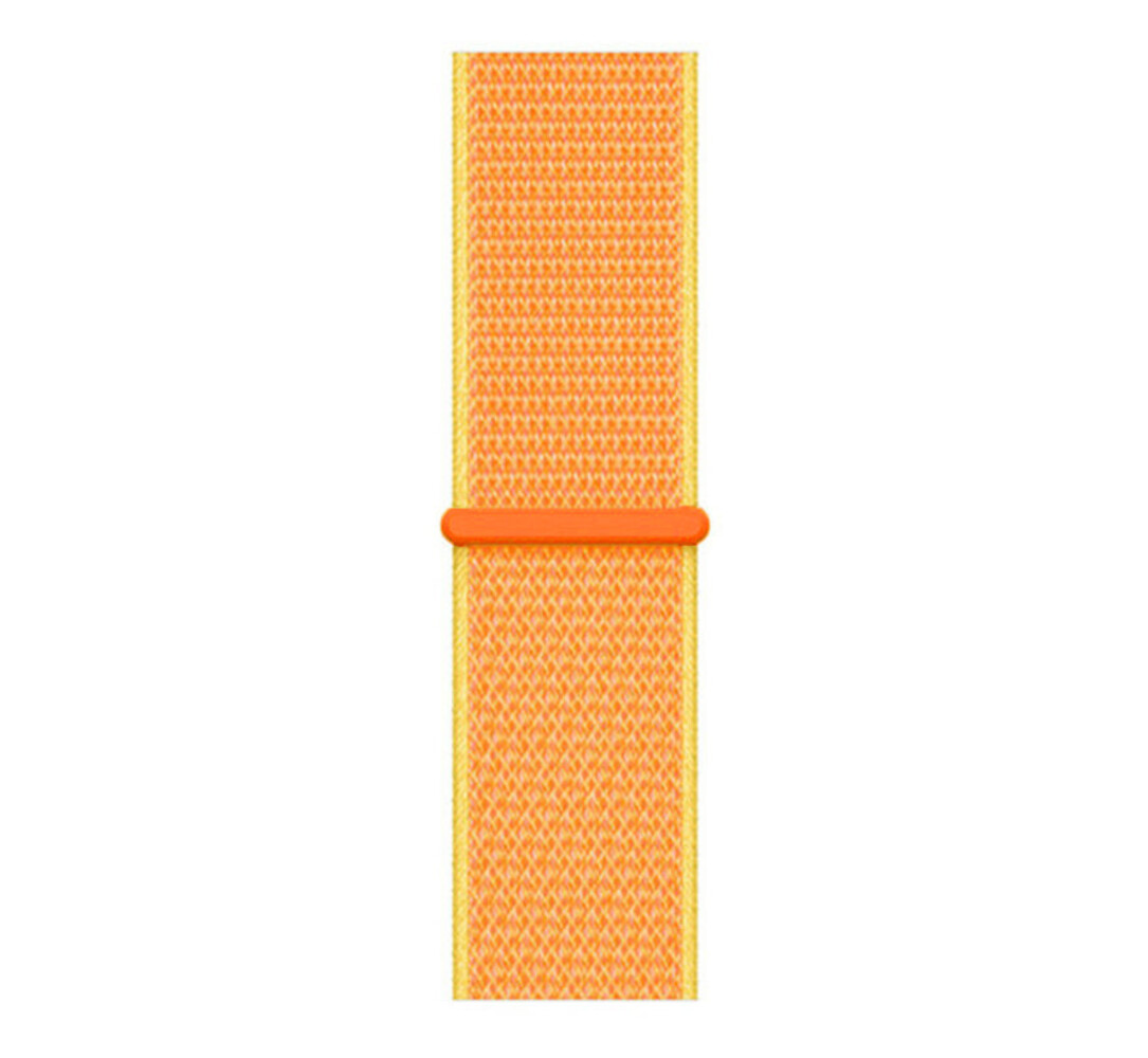Strap-it® Strap-it Fossil Gen 5e - 44mm nylon band (oranje-geel)