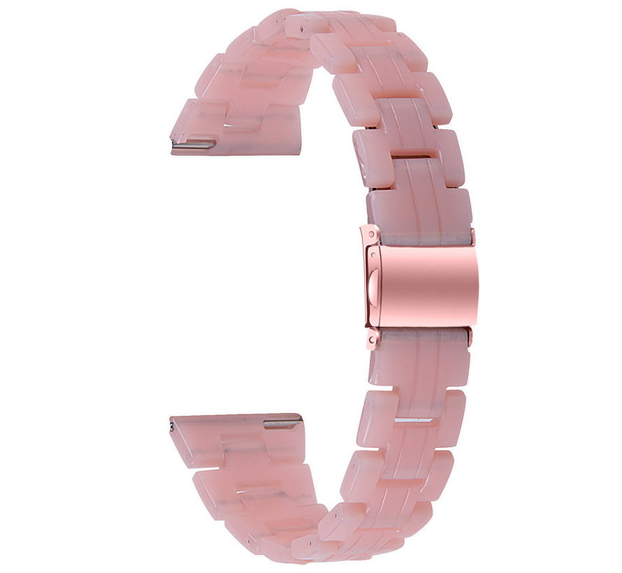 Strap-it Fossil Gen 6 - 44mm resin band (roze)