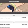 Strap-it® Strap-it Samsung Galaxy Watch 42mm siliconen bandje met gaatjes (wit) Strap-it® Strap-it Samsung Galaxy Watch 42mm siliconen bandje met gaatjes (wit)