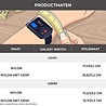 Strap-it® Strap-it Samsung Galaxy Watch 3 - 41mm nylon bandje (paars-blauw) Strap-it® Strap-it Samsung Galaxy Watch 3 - 41mm nylon bandje (paars-blauw)