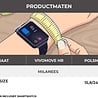 Strap-it® Strap-it Garmin Vivomove HR Milanese band (rosé goud) Strap-it® Strap-it Garmin Vivomove HR Milanese band (rosé goud)