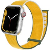 Strap-it® Apple Watch nylon loop bandje (geel)