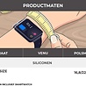 Strap-it® Strap-it Garmin Venu siliconen bandje (geel) Strap-it® Strap-it Garmin Venu siliconen bandje (geel)
