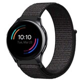 Strap-it® OnePlus Watch nylon bandje (zwart)