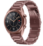 Strap-it® Strap-it Samsung Galaxy Watch 3 stalen band 41mm (brons-goud)