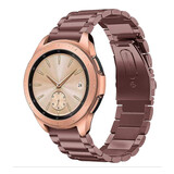 Strap-it® Samsung Galaxy Watch 42mm stalen band (brons-goud)