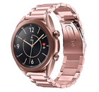 Strap-it® Strap-it Samsung Galaxy Watch 3 stalen band 41mm (rosé pink)