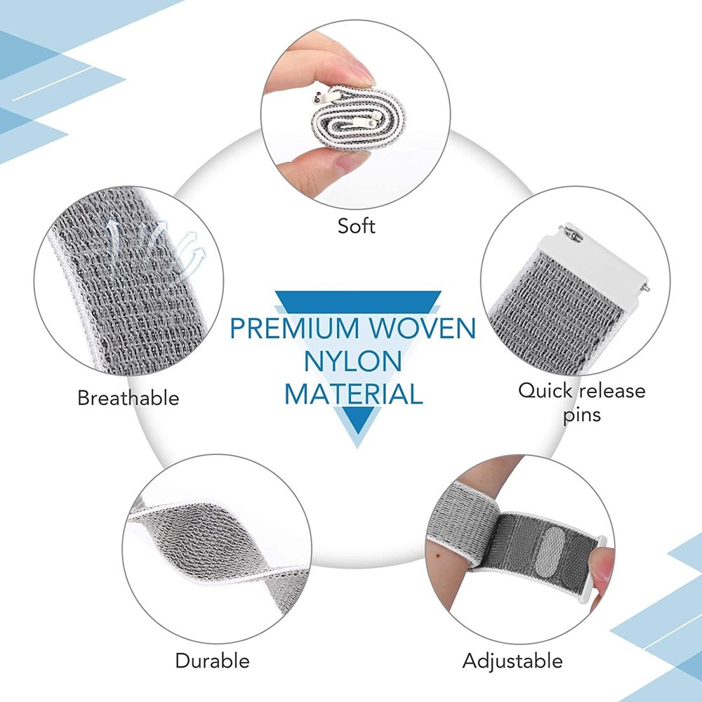 Strap-it® Strap-it Polar Vantage M nylon band (zeeschelp)