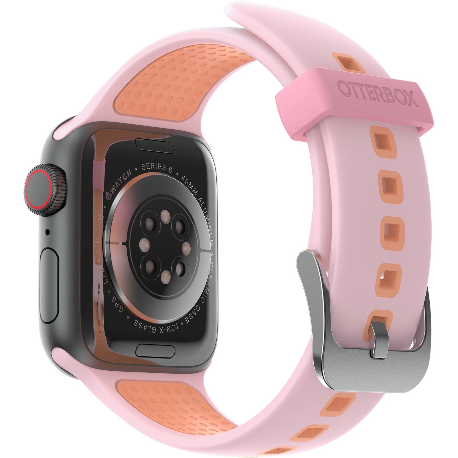 Otterbox band voor de Apple watch - Roze/Oranje Smartwatchbanden.nl