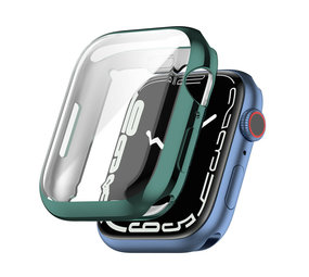 Strap-it® Apple Watch 7/8/9 TPU case 41mm (groen)