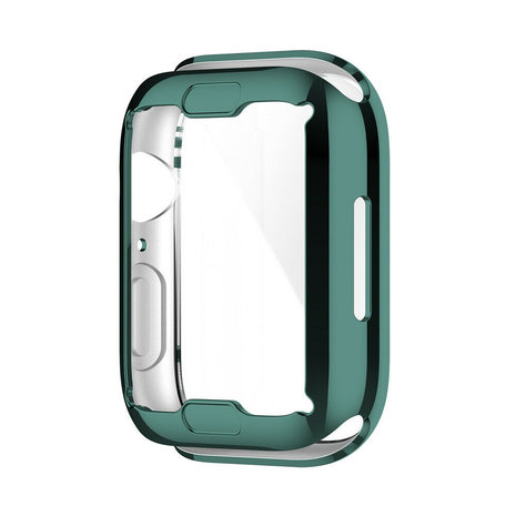 Strap-it® Strap-it Apple Watch 7/8/9 TPU case 41mm (groen)