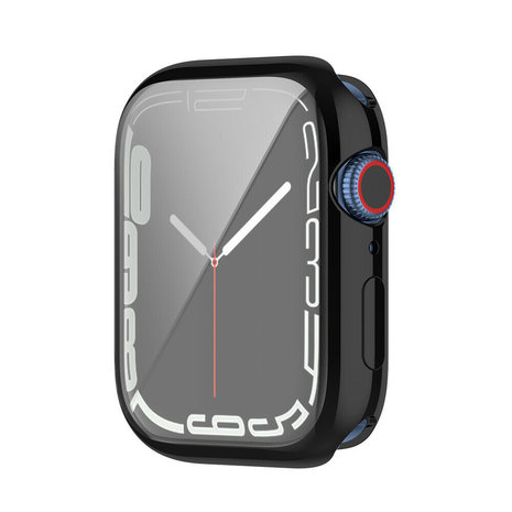Strap-it® Strap-it Apple Watch 7/8/9 TPU case 45mm (zwart)
