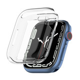 Strap-it® Apple Watch 7/8/9 TPU case 45mm (transparant)
