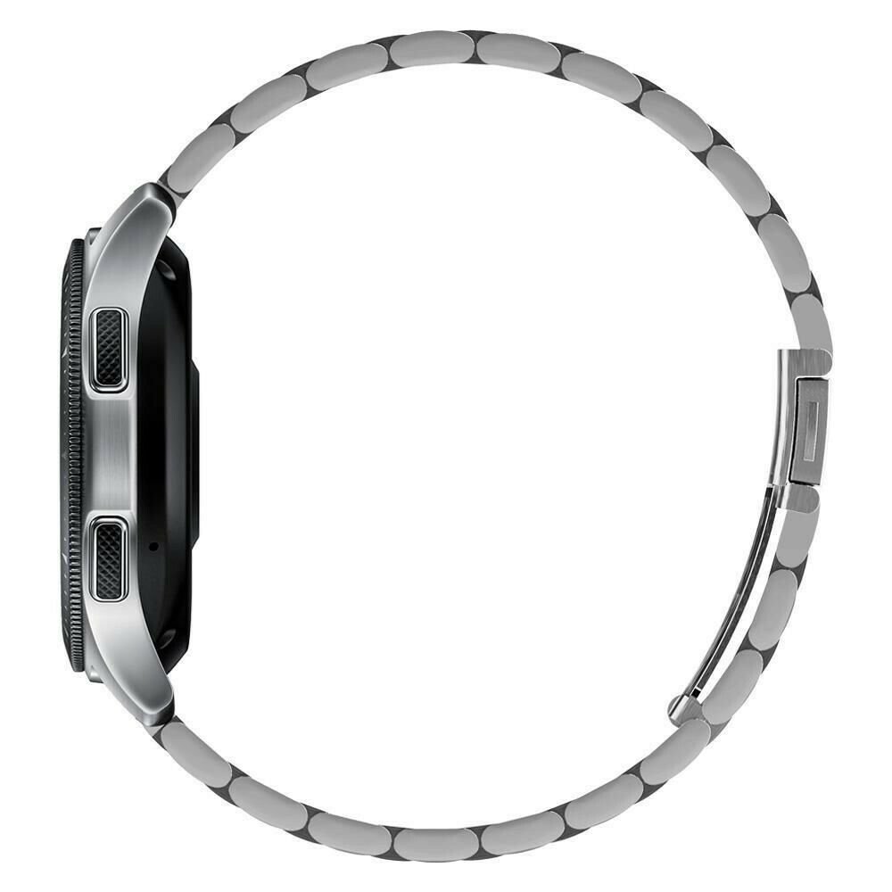 Spigen Spigen Modern Fit Galaxy Watch 3 45mm bandje RVS zilver