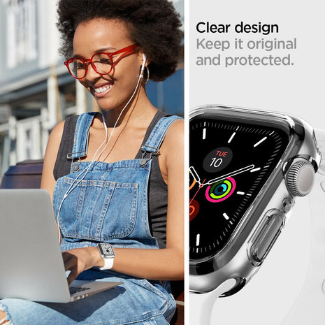 Spigen Spigen Apple Watch Ultra Hybrid Case (transparant)