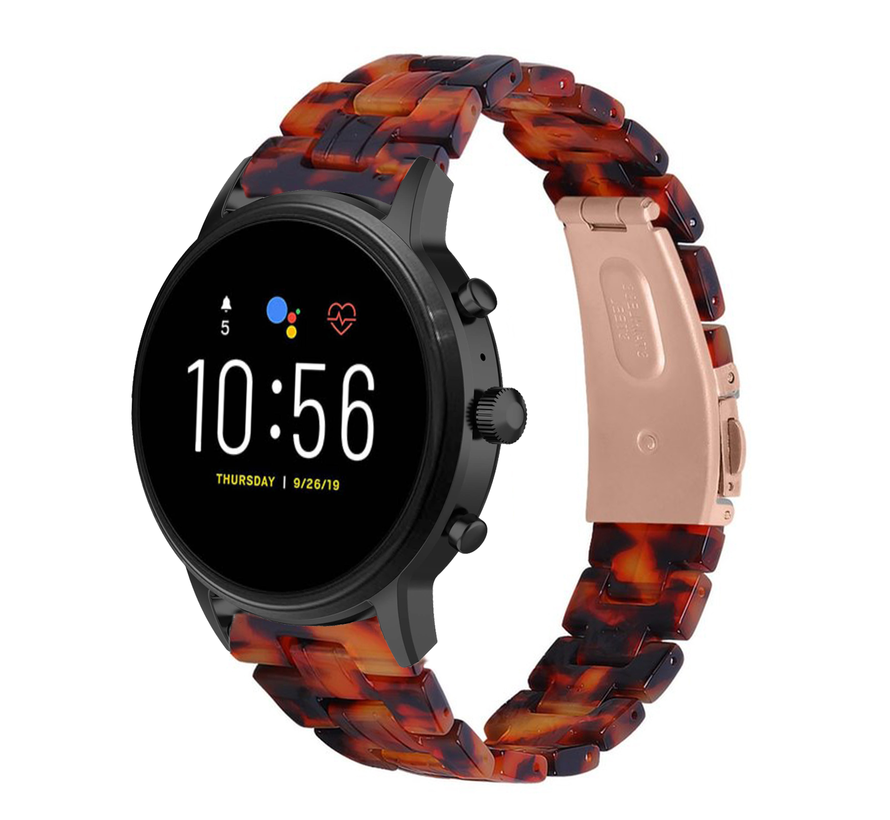 Strap-it Fossil Gen 5 resin band (lava)