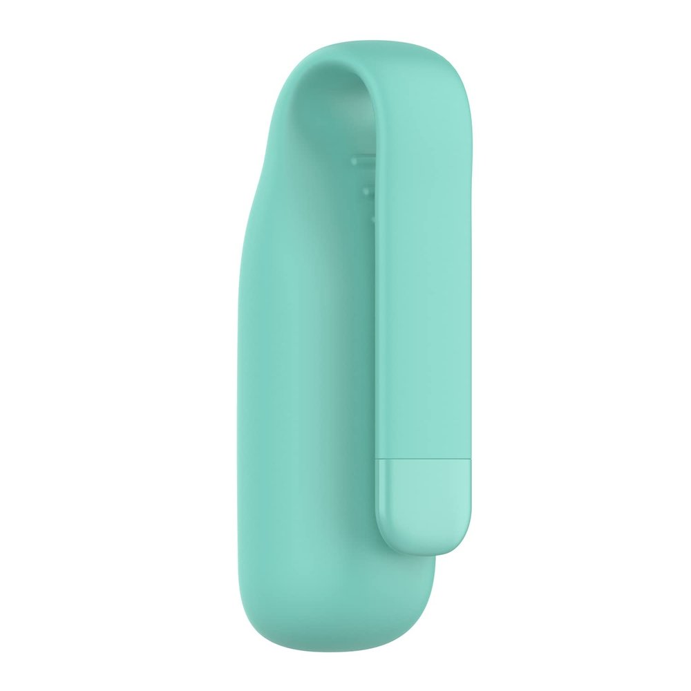 Strap-it® Strap-it Fitbit Luxe siliconen clip (aqua)