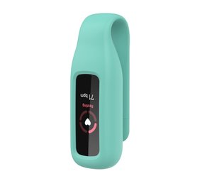 Strap-it® Fitbit Luxe siliconen clip (aqua)