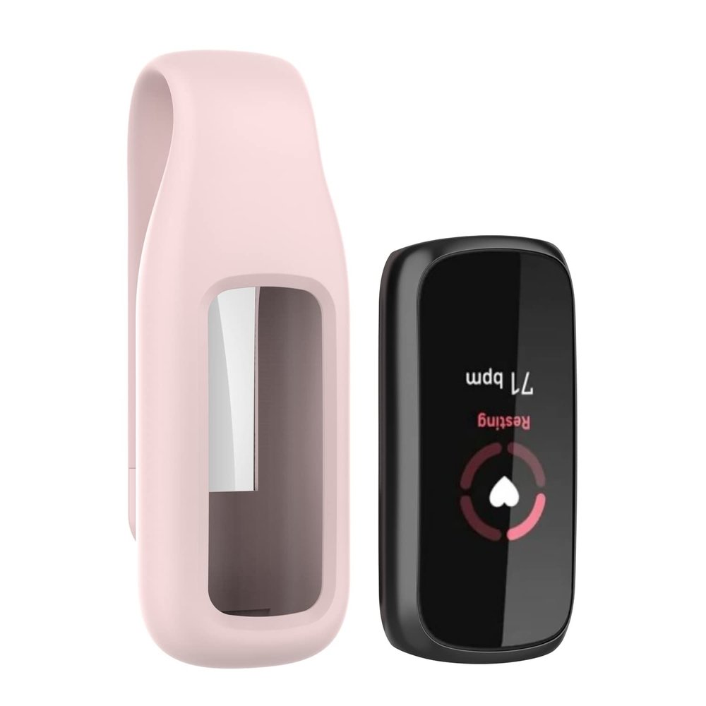Strap-it® Strap-it Fitbit Luxe siliconen clip (roze)