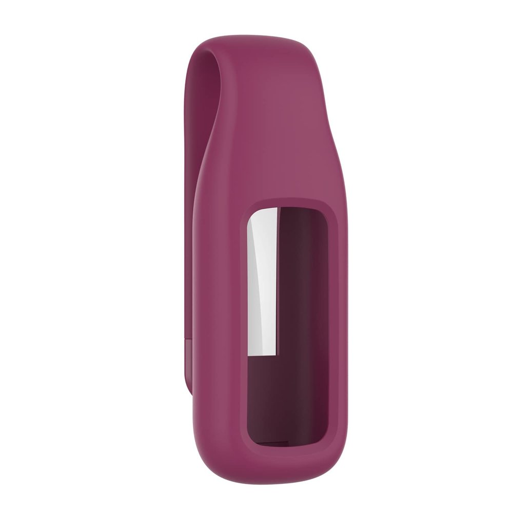Strap-it® Strap-it Fitbit Luxe siliconen clip (wijnrood)