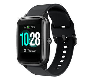 Strap-it® ID205L siliconen bandje (zwart)