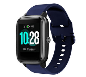 Strap-it® ID205L siliconen bandje (donkerblauw)