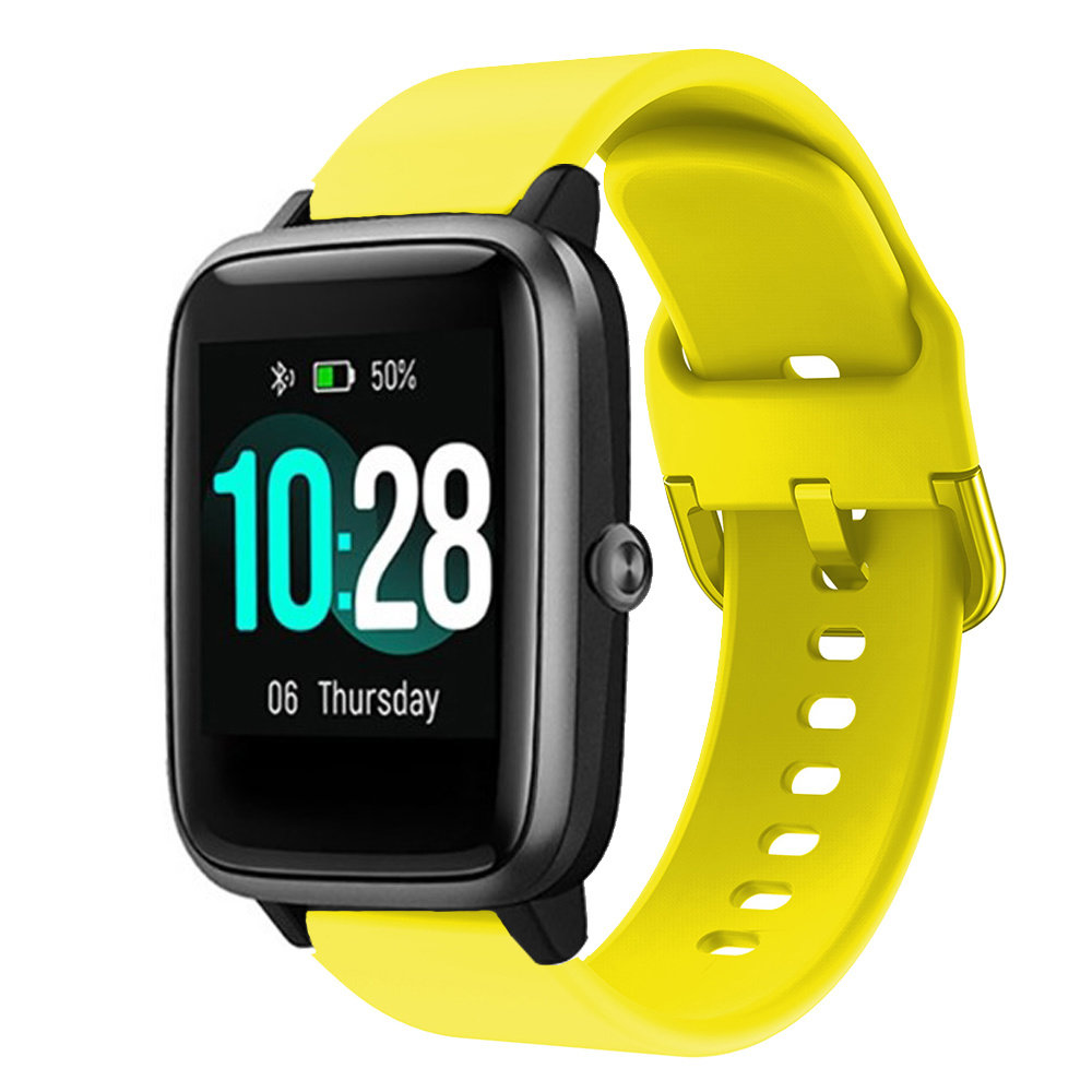 Strap-it® Strap-it ID205L siliconen bandje (geel)