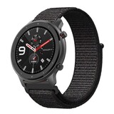 Strap-it® Xiaomi Amazfit GTR nylon band (zwart)