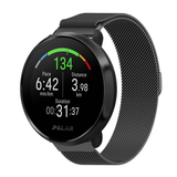 Strap-it® Polar Vantage M Milanese band (zwart)