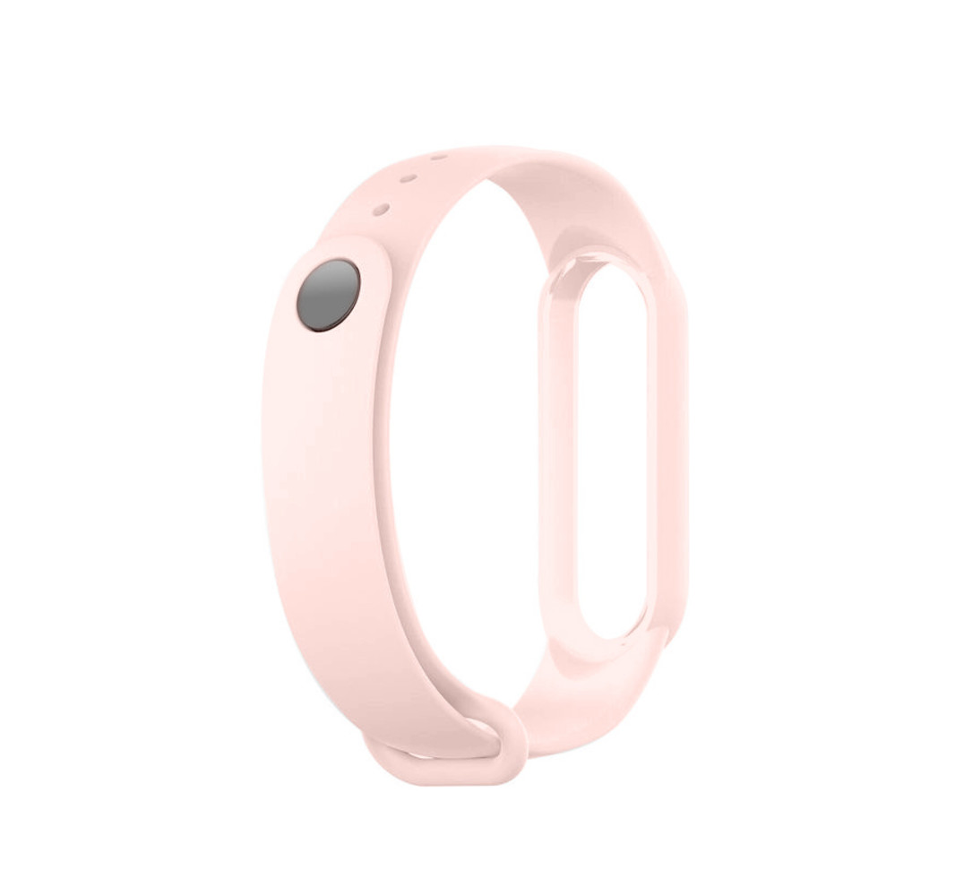 Strap-it® Strap-it Xiaomi Mi Band 6 siliconen bandje (lichtroze)