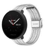 Strap-it® Polar Ignite 2 roestvrij stalen band (zilver)