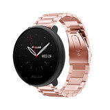 Strap-it® Polar Ignite 2 stalen band (rosé pink)