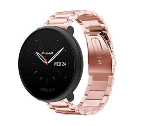 Strap-it® Polar Ignite 2 stalen band (rosé pink) Strap-it® Polar Ignite 2 stalen band (rosé pink)