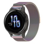 Strap-it® Strap-it Garmin Venu 2s Milanese band - 40mm - regenboog