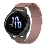 Strap-it® Garmin Venu 2s Milanese band - 40mm - roze
