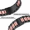 Strap-it® Strap-it Garmin Venu 2s stalen band - 40mm - zwart/roze Strap-it® Strap-it Garmin Venu 2s stalen band - 40mm - zwart/roze