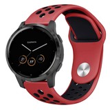 Strap-it® Garmin Vivoactive 4s sport band - 40mm - rood/zwart