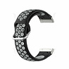 Strap-it® Strap-it Fitbit Sense sport bandje (zwart/grijs) Strap-it® Strap-it Fitbit Sense sport bandje (zwart/grijs)