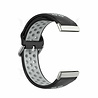 Strap-it® Strap-it Fitbit Sense sport bandje (zwart/grijs) Strap-it® Strap-it Fitbit Sense sport bandje (zwart/grijs)