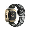Strap-it® Strap-it Fitbit Sense sport bandje (zwart/grijs) Strap-it® Strap-it Fitbit Sense sport bandje (zwart/grijs)