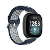 Strap-it® Strap-it Fitbit Sense sport bandje (blauw/grijs) Strap-it® Strap-it Fitbit Sense sport bandje (blauw/grijs)