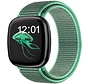 Strap-it Fitbit Sense nylon bandje (mint groen)