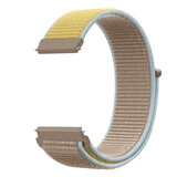 Strap-it® Nylon horlogeband 20mm - universeel - camel Strap-it® Nylon horlogeband 20mm - universeel - camel