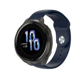 Strap-it® Garmin Venu 2s sport bandje - 40mm - donkerblauw Strap-it® Garmin Venu 2s sport bandje - 40mm - donkerblauw