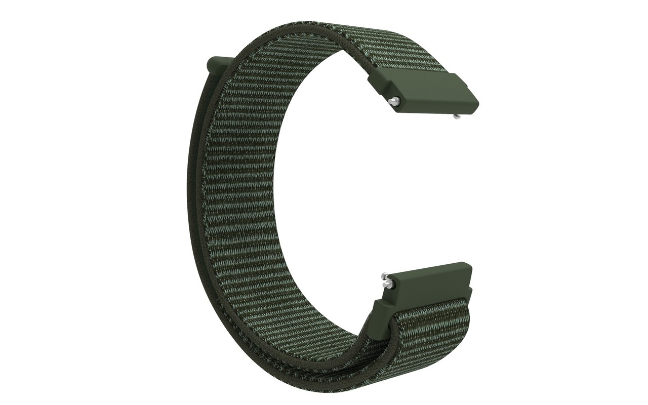 Strap-it® Strap-it Nylon horlogeband 18mm universeel (donkergroen) Strap-it® Strap-it Nylon horlogeband 18mm universeel (donkergroen)