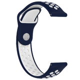 Strap-it® Sport horlogeband 20mm universeel (blauw/wit) Strap-it® Sport horlogeband 20mm universeel (blauw/wit)