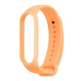 Strap-it® Xiaomi Mi Band 6 siliconen bandje (lichtgevend oranje)